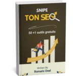 Livre SEO - Snipe ton SEO - Boite à outils SEO gratuit - Par Romaric Onel Hounsinou, le SNIPER DU SEO