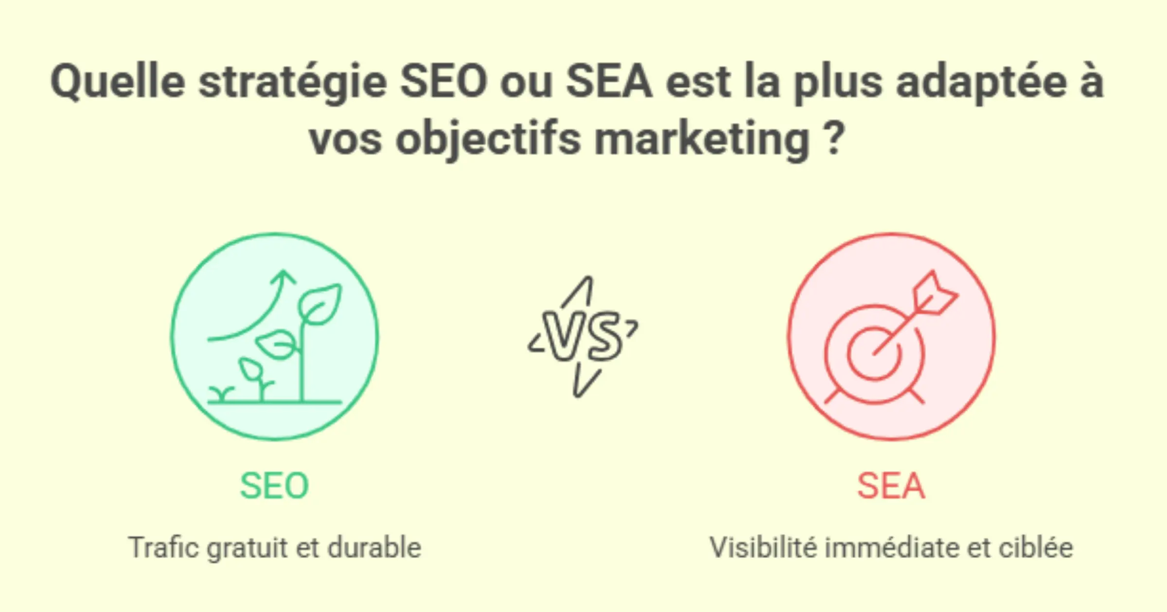 Quelles sont les différences entre le seo et le sea en marketing ?